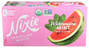 Nixie - Watermelon Mint Sparkling Water, 8-Pack, 96 oz  | Pack of 3