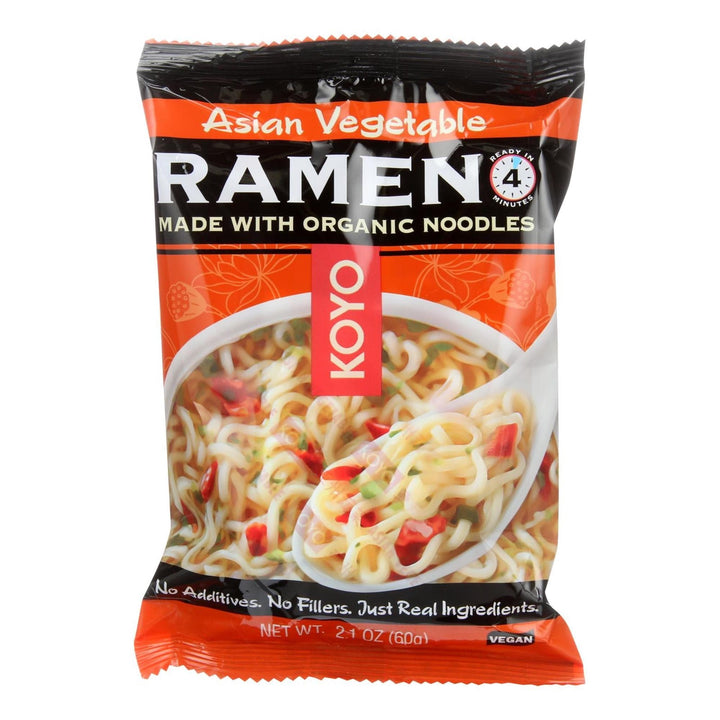 Koyo Asian Vegetable Ramen Soup, 2.1 oz | Pack of 12 - PlantX US