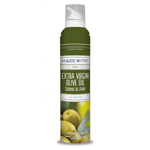 Made With Extra Virgin Olive Oil Cooking Spray, 8 oz | Pack of 6 - PlantX US