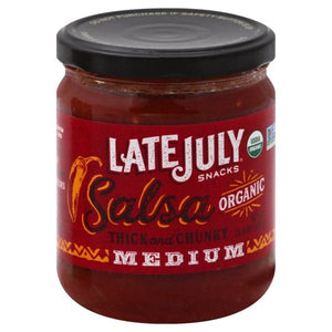Late July Snacks Organic Medium Salsa 15oz
 | Pack of 12