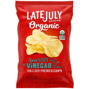 Late Jul Salt Vinegar Potato Chips, 5 oz
 | Pack of 12