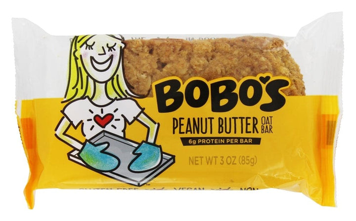 Bobo's - Oat Bar All Natural Peanut Butter, 3 oz | Pack of 12 - PlantX US
