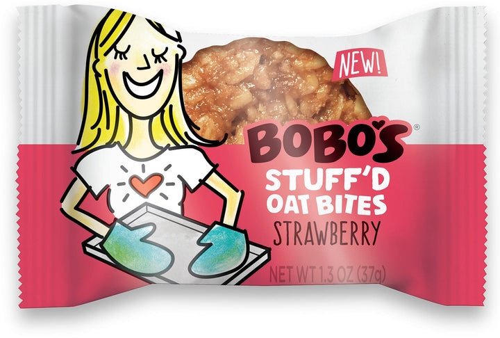 Bobo's Stuff'd Bites Strawberry - 1.3 oz X 5 Pack | Pack of 6 - PlantX US