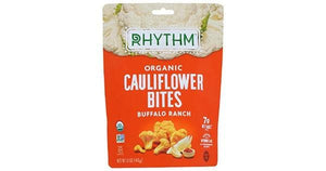 Rhythm Superozods Organic Cauliower Bites Buffalo Ranch 1.4 oz

 | Pack of 8