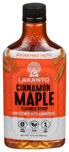 Lakanto, Cinnamon Maple Flavored Syrup, 13 oz 

 | Pack of 8