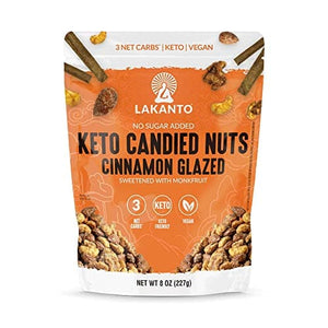 Lakanto Keto Mixed Candied Nuts Cinnamon Glazed, 8 oz
 | Pack of 12