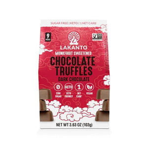 LAKANTO Truffles Chocolate - Dark Chocolate, 3.63 oz
 | Pack of 10