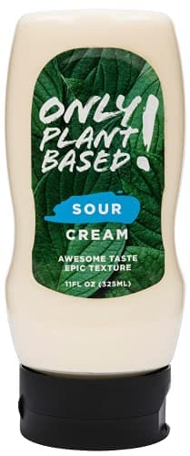 Only Plant Based Sour Cream, 11 oz
 | Pack of 8 - PlantX US