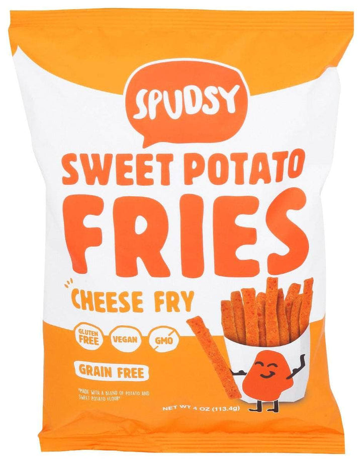 Spudsy: Sweet Potato Fries Cheese Fry, 4 Oz
 | Pack of 12 - PlantX US