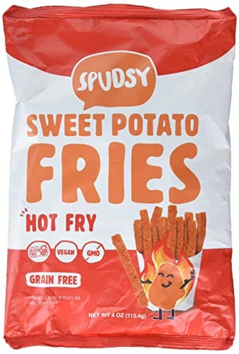 Spudsy Hot Sweet Potato Fries, 4oz | Pack of 12 - PlantX US
