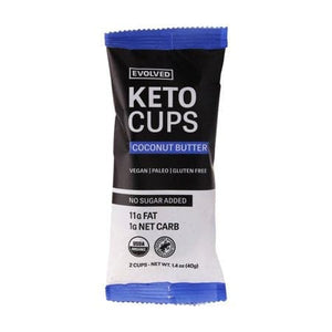 Evolved - Chocolate Keto Cups Pack Coconut Butter - 2 Pack

 | Pack of 9