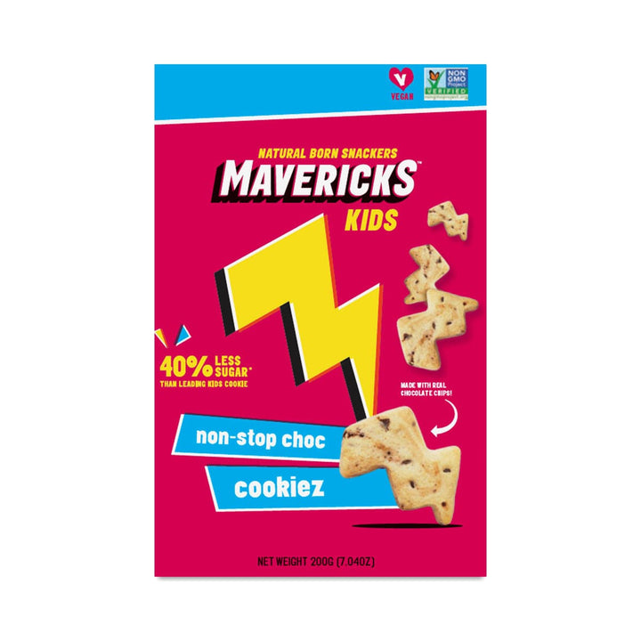Mavericks Kids Non-Stop Chocolate Cookies, 7.04 OZ | Pack of 8 - PlantX US