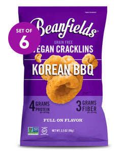 Beanfields - Cracklins Korean Bbq, 3.5 oz | Pack of 6