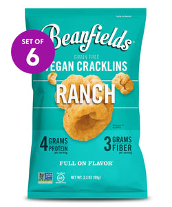 Beanfields Cracklins Ranch, 3.5 oz
 | Pack of 6