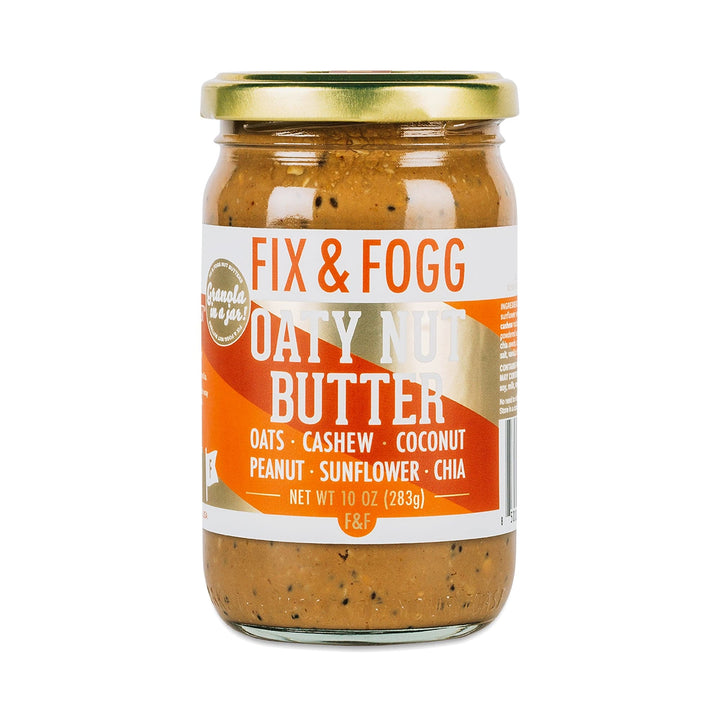 Fix & Fogg Oaty Nut Butter 10 Oz
 | Pack of 6 - PlantX US