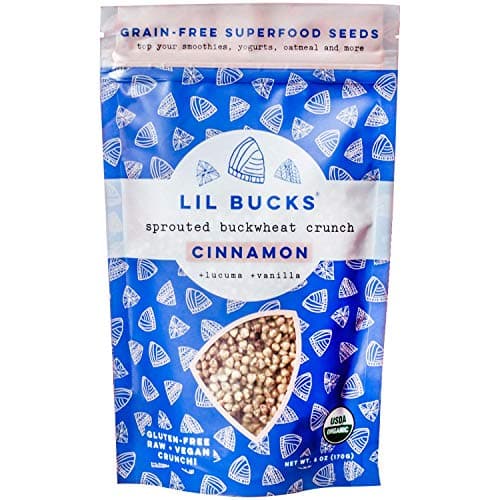 Lil Bucks - Sprouted Cinnamon Buckwheat, 6 oz | Pack of 6 - PlantX US