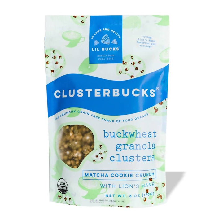 Lil Bucks Matcha LNS Mne Clusterbuck, 6 oz
 | Pack of 6 - PlantX US