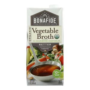 Bonafide Provisions - Broth Vegetable - 32 OZ
 | Pack of 6