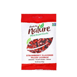 NATURE Strawberry Flavored Filled Licorice 5oz
 | Pack of 12
