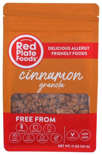 Red Plate Foods - Cinnamon Granola, 11oz | Pack of 6 - PlantX US