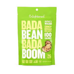 Bada Bean Bada Boom Spicy Wasabi Crunchy Broad Beans, 4.5 oz
 | Pack of 6