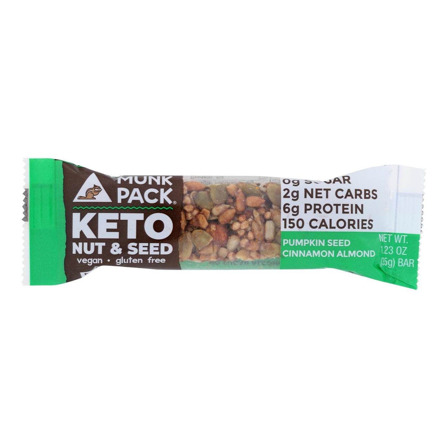 Munk Pack - Keto Nt&sd Pmknsd Cinnamon Almond -1.23 oz
 | Pack of 12 - PlantX US