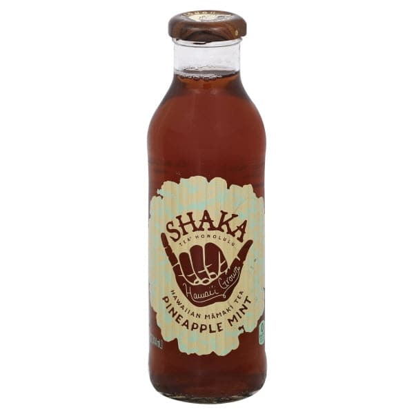 SHAKA TEA - Tea Pineapple Mint - 14 Fl Oz
 | Pack of 12 - PlantX US