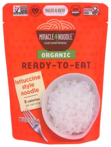 Miracle Noodle Organic Fettuccine Noodles, 7 oz
 | Pack of 6 - PlantX US