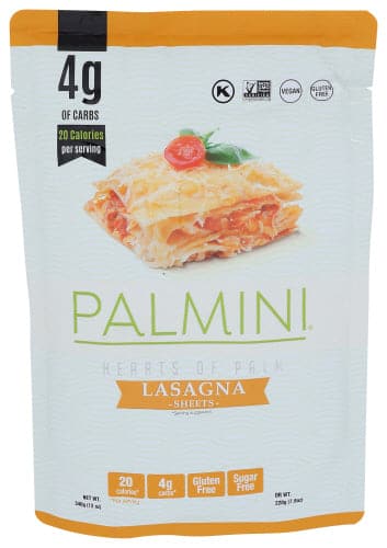 Palmini Hearts of Palm - Lasagna, 12oz | Pack of 6 - PlantX US