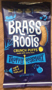 Brass Roots Crunch Puffs - Truffle Rosemary, 4.5 oz
 | Pack of 6