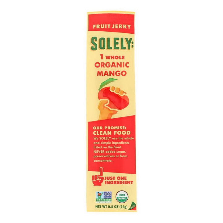 Solely Jerky Mango Organic, 0.8 oz | Pack of 12 - PlantX US