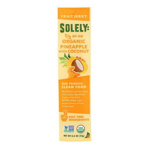 Solely - Fruit Jerky Pineapple Coconut, 0.8 oz | Pack of 12