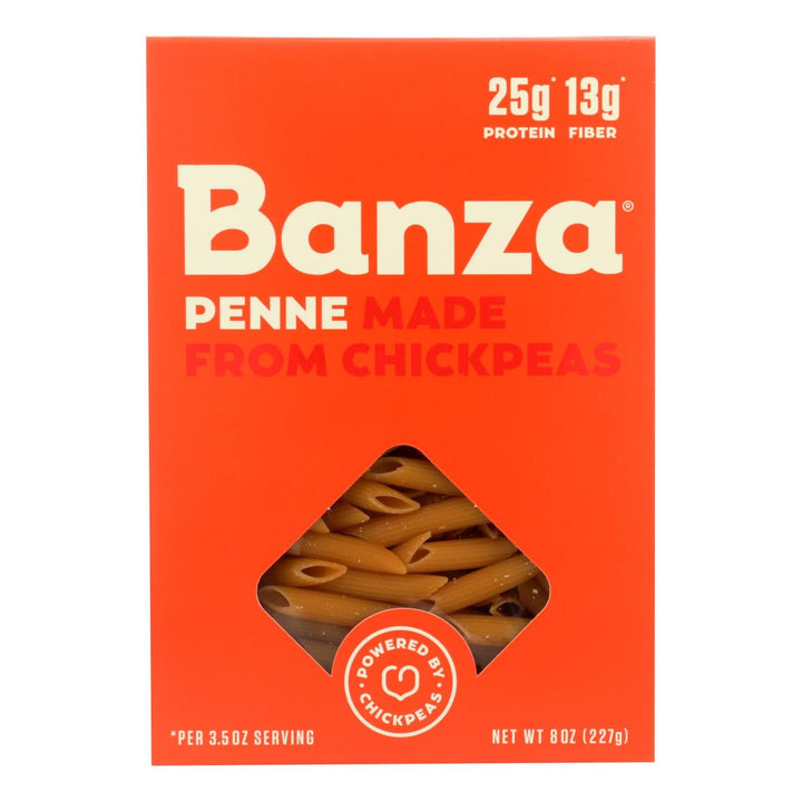 Banza Chickpea Pasta, Penne, 8 oz
 | Pack of 6 - PlantX US