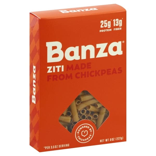Banza Ziti Chickpea Pasta 8 Oz
 | Pack of 6 - PlantX US