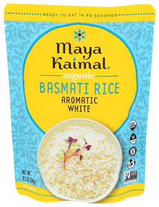 Maya Kaimal Organic Aromatic White Basmati Rice - 8.5 oz
 | Pack of 6
