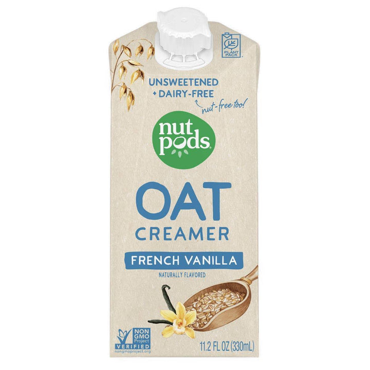 NUTPODS French Vanilla Oat Creamer, 11.2 oz
 | Pack of 12 - PlantX US