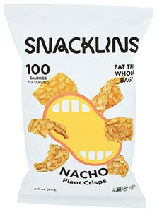 Snacklins Nacho Plant Crisps 3oz
 | Pack of 12