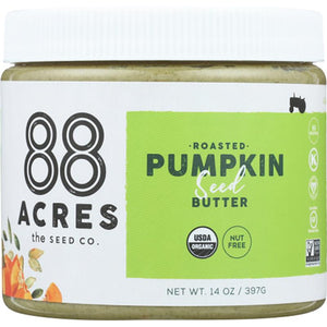 88 Acres - Pumpkin Seed Butter Jar, 14oz