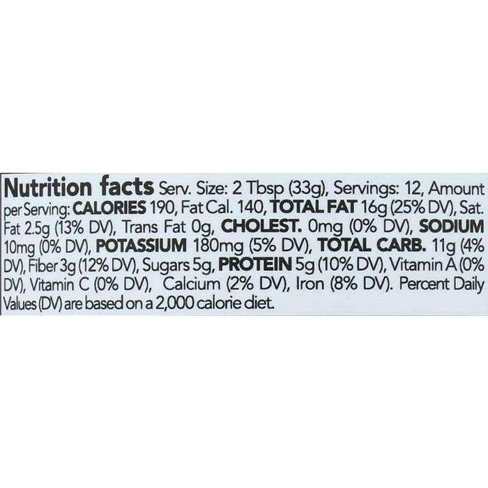 88 Acres - Sunflower Seed Butter Dark Chocolate, 14 oz - nutrition facts