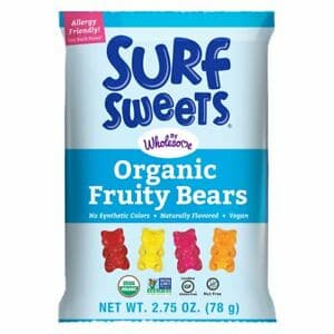 Surf Sweets Organic Fruity Bears, 2.75 OZ | Pack of 12