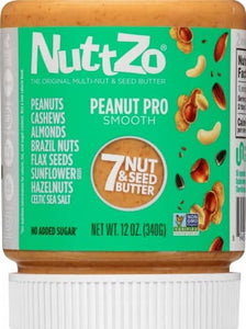 NuttZo Peanut Pro Smooth, 12 oz
 | Pack of 6