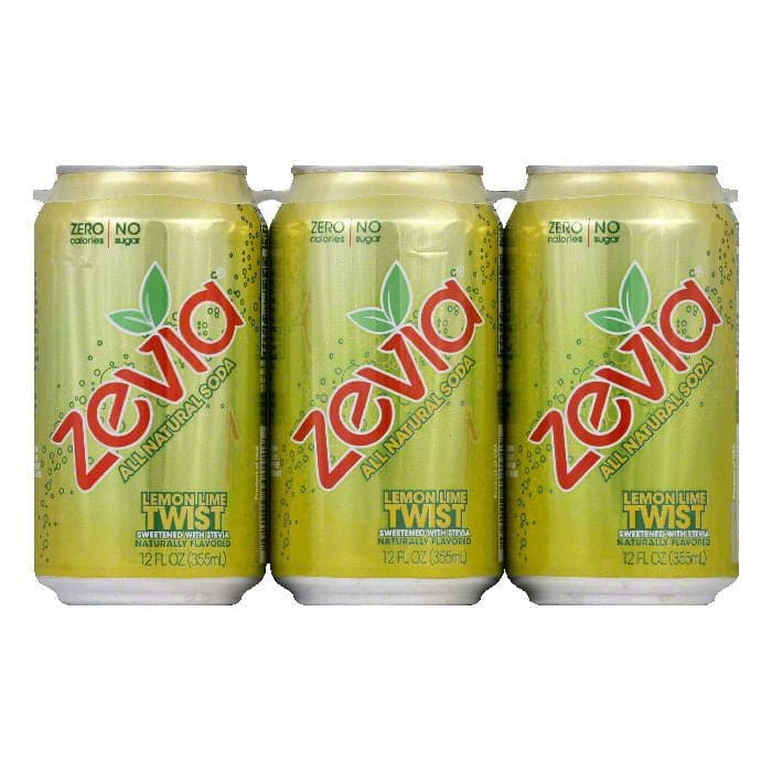 Zevia 35589 Natural Twist Diet Soda, 6/12 Oz. | Pack of 4 - PlantX US
