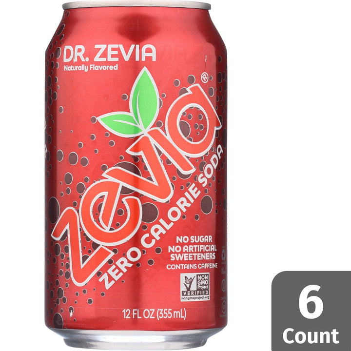 Zevia Zero Calorie Soda Dr. Zeiva - 6 PK | Pack of 4 - PlantX US