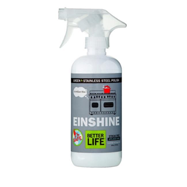 Better Life Einshine Natural Stainless Steel Cleaner and Polish 16 Fl Oz
 | Pack of 6 - PlantX US