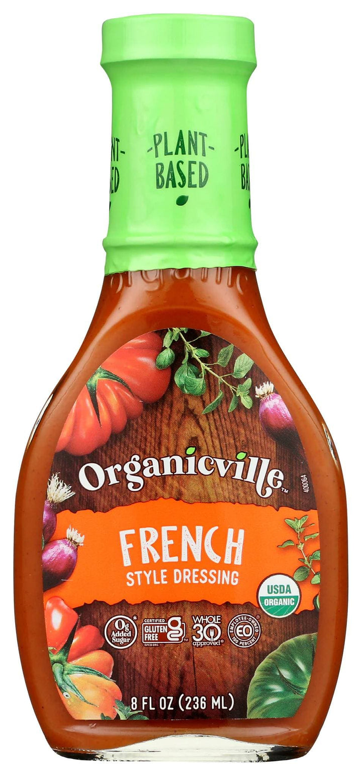 OrganicVille Organic French Dressing, 8 oz
 | Pack of 6 - PlantX US