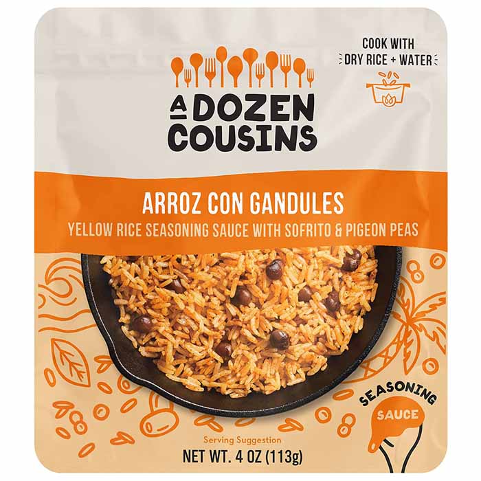A Dozen Cousins - Rice Seasoning Sauce - Arroz Con Gandules, 4oz 
