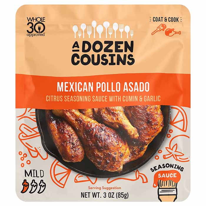 A Dozen Cousins - Seasoning Sauce - Pollo Asado, 3oz 