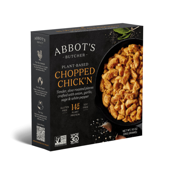 Abbot's Butcher - Chopped Chick'n Plant-Based Meats, 10oz 