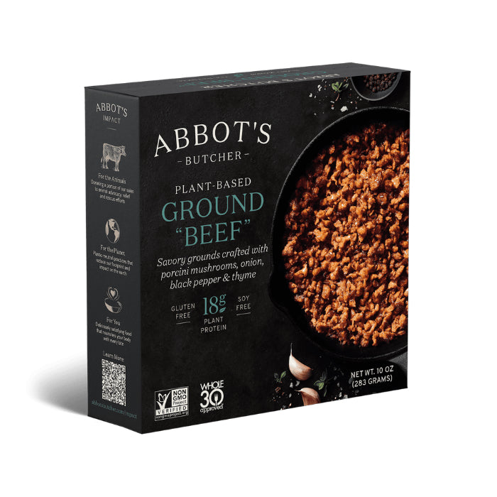 Abbot's Butcher - Ground Beef Plant-Based Meats, 10oz