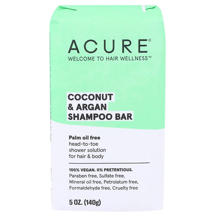 Acure - Coconut & Argan Shampoo Bar, 5oz